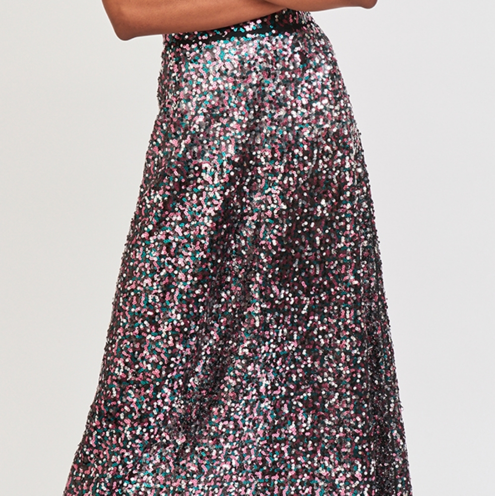 Antik Batik Sequin Long Skirt